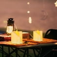 thumbnail image 4 of Labymos 12Pcs Simulation Melting Tea Wax Candle Lamps Remote Control Christmas Party Decoration Electronic Candle, 4 of 8