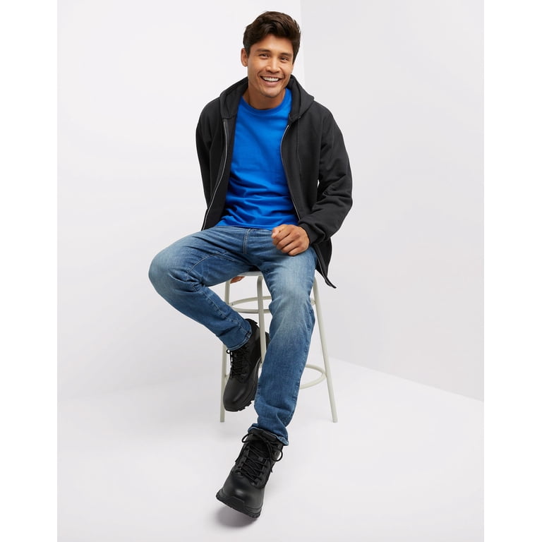 Hanes Ultimate Men's Full-Zip Heavyweight Fleece Hoodie photo 4