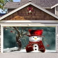 thumbnail image 1 of Fondo navideño de tela para puerta de garaje al aire libre, pegatinas de tela para tapiz, decoración de fiesta navideña, tela colgante a juego, 1 of 4