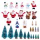 thumbnail image 2 of Mini de Navidad, juego de , accesorios de Navidad para casa de muñecas 1/12, juego de adornos de jardín de vacaciones para niños,, 2 of 9