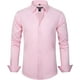 thumbnail image 1 of J.VER Camisas de vestir para hombre, camisa formal de manga larga, elástica, sin arrugas, informal, con botones, 1 of 4