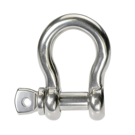 

3/8 Stainless Steel Screw Pin Anchor Shackle - Import - 0.75 Ton