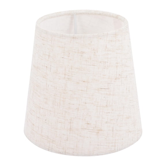 FESTFENDS Pleated Lamp Shade Round Ivory Fabric Light Diffusion 1Pcs