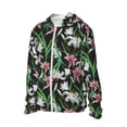 thumbnail image 2 of Balery Lilies Flowers Men's Women's UPF 50+ Sun Protection Lightweight Hoodie Performance Long Sleeve Shirt for Fishing Running-XX-Large, 2 of 9