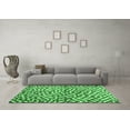 thumbnail image 3 of Ahgly Company Indoor Square Abstract Emerald Green Contemporary Area Rugs, 4' Square, 3 of 4