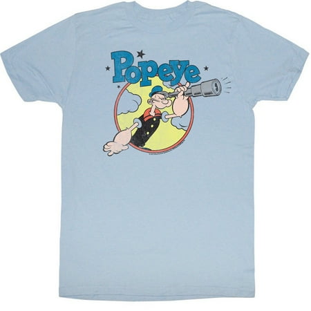 Popeye T-shirt Tee - Popeye Right On Adult T-Shirt Tee