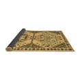 thumbnail image 2 of Ahgly Company Indoor Square Abstract Brown Modern Area Rugs, 6' Square, 2 of 4