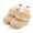 Cream Beige, variant on Unisex Newborn Baby Cozy Fleece Booties Stay On Slippers Soft Shoes Non Slip Infant Boys Girls Winter Warm Shoes