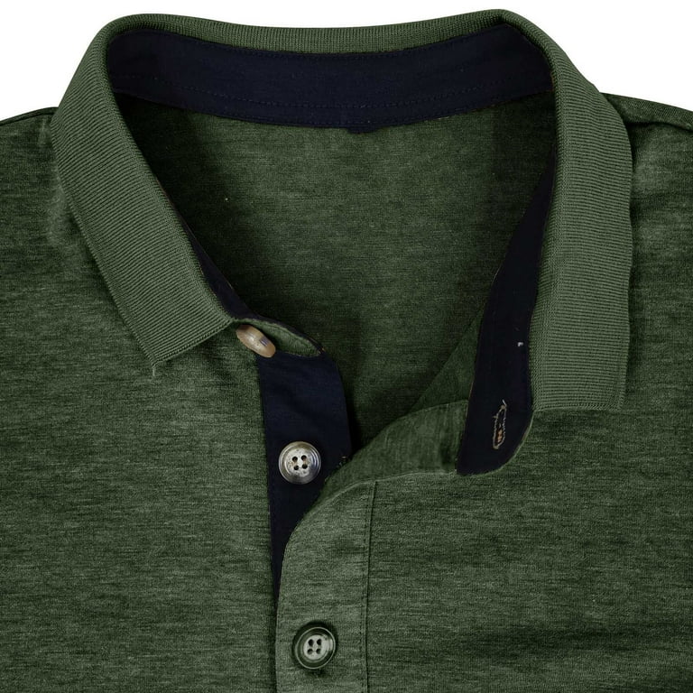 Street Solid Buttons Slit Turndown Collar Tops Street Solid Buttons Slit Turndown Collar Tops