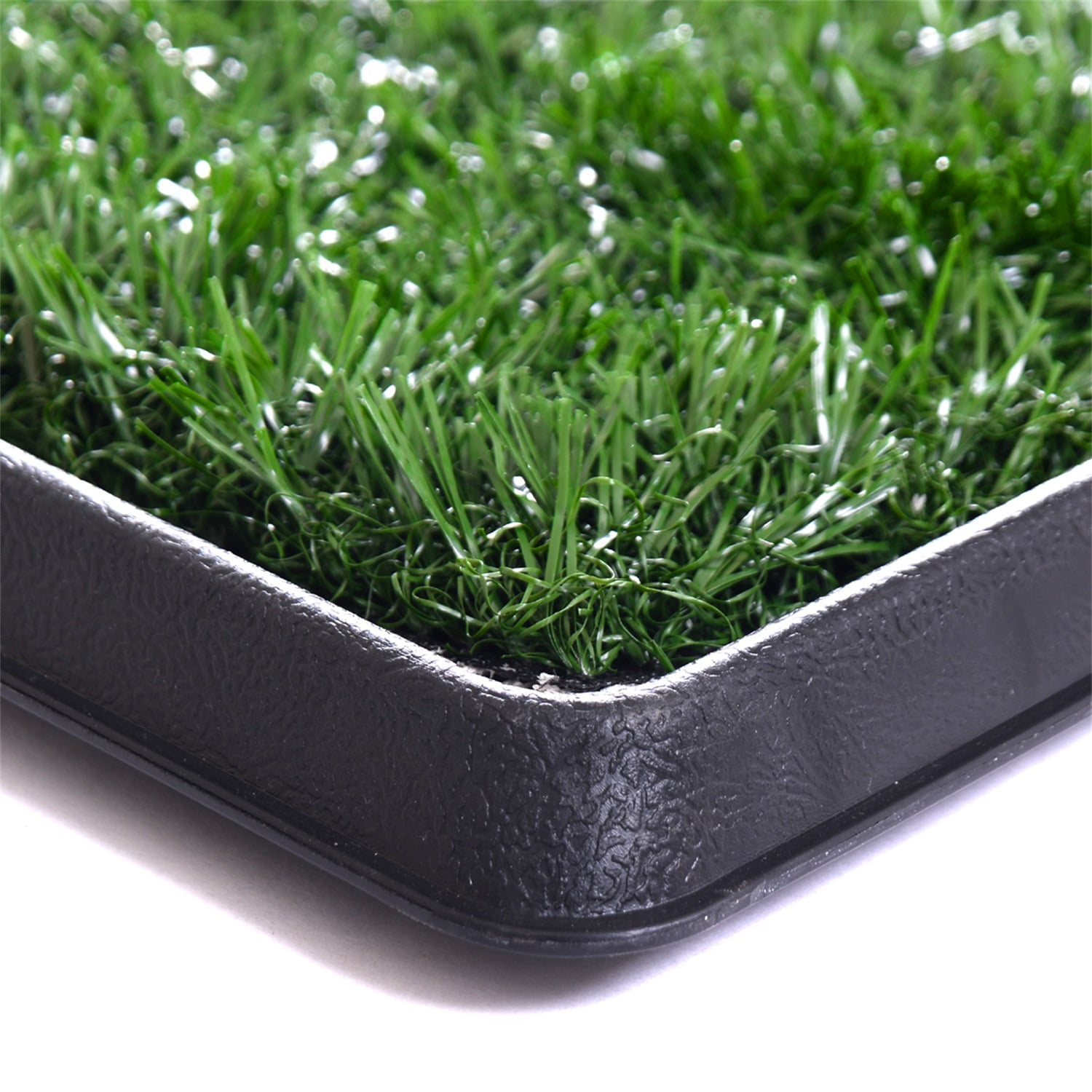 Pefilos 20 Inch Grass Puppy Pee Pad for Dogs and Small Pets Reusable 3-Layer Training Potty Pad with Tray, Pet Toilet for Dog Housebreaking Supplies, Green Pefilos 20 Inch Grass Puppy Pee Pad for Dogs and Small Pets Reusable 3-Layer Training Potty Pad with Tray, Pet Toilet for Dog Housebreaking Supplies, Green