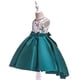 thumbnail image 4 of Herrnalise - Vestido para niña pequeña con lazo bordado de perlas de color liso para fiesta de cumpleaños y flores, 4 of 8