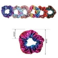 thumbnail image 2 of LEORX 5Pack Accessories Gradient Rainbow Hair Rings for Women Various Occasions, 2 of 8
