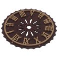 thumbnail image 1 of GOOHOCHY Brown Clock Dial Cuckoo Clock Dial Elegant Design for Living Room Decoration 1Pack, 1 of 8