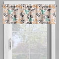 thumbnail image 4 of Ambesonne Floral Valance & Curtain, Spring Garden Cartoon Petals, 55"x36", Multicolor, 4 of 6