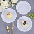 thumbnail image 5 of 36PCS White Plastic Plates, Heavy Duty White Disposable Premium 7.5inch Dessert Cake Salad Appetizer Plates Hard Plastic Platos Disposable for Party Wedding, 5 of 17