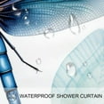 thumbnail image 3 of Dragonfly Bathroom Curtains Shower Curtain Sets - Waterproof, with Hook, Printed, Bathroom Decoration - Curtain Set, 3 of 5
