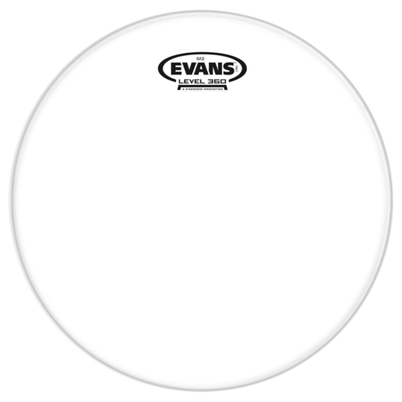 Parche de golpe Evans TT10G2 para Tom 10 Pulgadas Dos Capas Clear