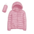thumbnail image 2 of CHUOU Women Warm Waterproof Lightweight Jacket Hooded Windproof Winter Coat With Recycled Insulation Winter Slim Short Hooded Warm White Down Coat Outerwear, 2 of 5