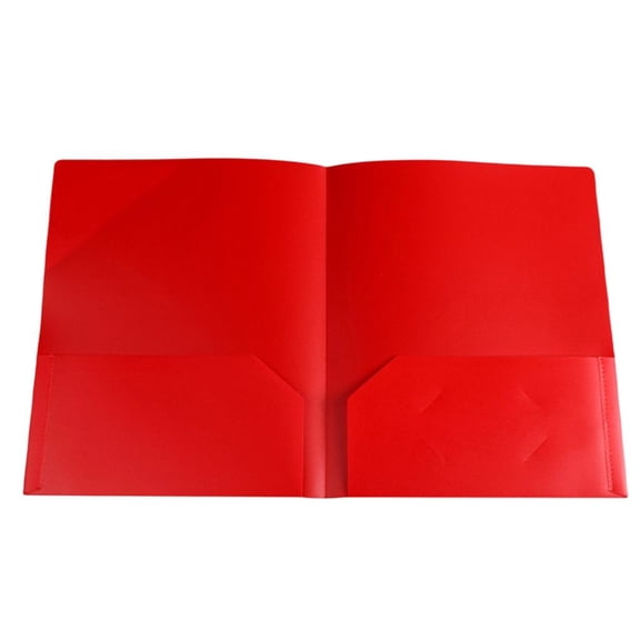 LUVNIMB 1/6Pcs Two-Pocket Folder Letter Size Folders with Pockets Holds 100 Sheets Document Organiser Presentation File Folder
