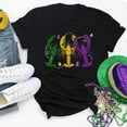 thumbnail image 5 of PMUYBHF Mode pour Femmes Hauts Décontractés Manches Courtes Col Rond T-Shirt Imprimé Ample 2969 S, 5 of 5