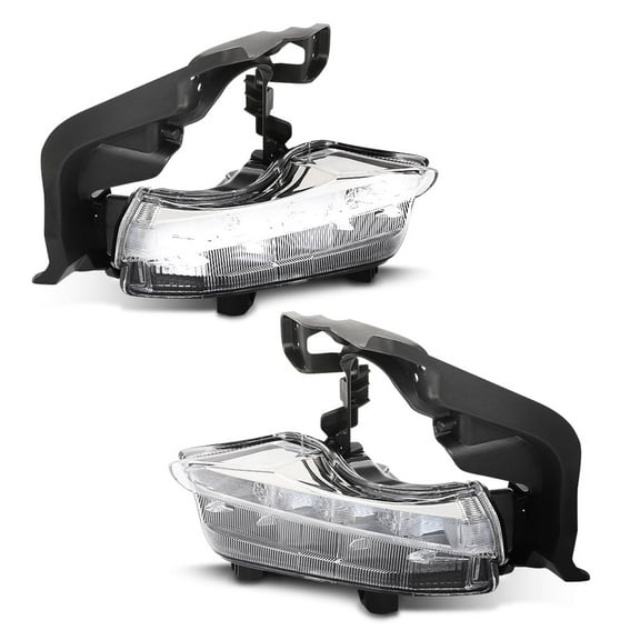 LED DRL Daytime Running Driving Fog Light Lamp Fit For 2014-2016 Toyota Highlander