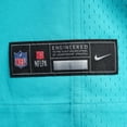thumbnail image 6 of Men's Nike Freddie Swain  Aqua Miami Dolphins  Game Jersey, 6 of 6