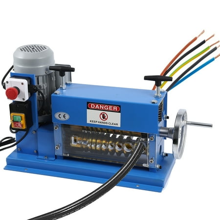 

Wire Stripping Machine for 0.06 -1.5 Electric Wire Stripper Machine for 7/0-15 AWG High Precision Automatic Wire Stripping Machine for Scrap Cable Copper Recycling(380 W 75 ft/min)