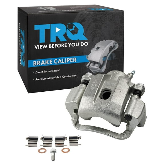 TRQ Rear Left Brake Caliper w/Bracket Drivers Side Compatible with 2008-2015 Toyota Sequoia 2007-2015 Tundra
