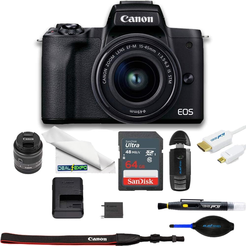 Canon EOS M50 Mark II Mirrorless Digital Camera with 1545mm Lens