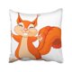 thumbnail image 1 of Funda de almohada ABPHQTO Personaje Ardilla 45x45 cm poliéster, 1 of 2