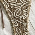 thumbnail image 6 of Qingpeng Women's 2 Piece Halter Tie Side Triangle Textured Bikini Swimsuit, 6 of 6