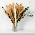 thumbnail image 2 of Sanmadrola Green Pampas Grass Boho Decor Exquisite Lavender and Eucalyptus Dried Flower Arrangements for Western Rustic Flowers for Your Bohemian Home Bedroom Table Decor, 2 of 8