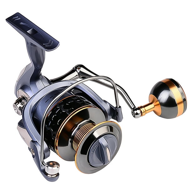 Spinning Reel Fishing Reel With Left Right Interchangeable Full Metal Spool  Fishing Tackle Bait Casting Reel 