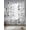 Black White, variant on Navy Blue Cartoon Space Sheer Curtains 45 Inch Length 2 Panels Set, Star Spacecraft Rocket Meteorite Voile Window Treatment Rod Pocket Small Kitchen Curtains Drapes for Bedroom 52"x45"x2