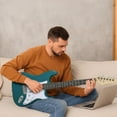 thumbnail image 5 of Favory Electric Guitar Kit for Students - 5W AMP Included, Portable Carry Bag & Full Accessories (Strap + Strings), Ideal for Beginners' Practice & Entry-Level Learning,Blue, 5 of 6