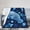 50x40, variant on Glow Ocean Manatee Blanket Gift Throw Blanket Gift for Sea Animal Lovers Turtle Moon Room Decor 50x40