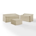 thumbnail image 3 of Crosley 3 Piece Patio Sofa Cover Set in Tan, 3 of 5