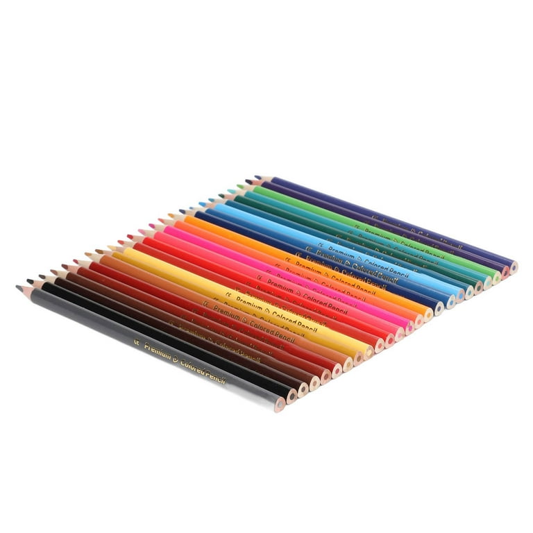 Colored Pencils Color Pencil Set Coloring Pencils Art Pencils Drawing  Pencils 24Pcs Colored Pencils Rich Vibrant Colors Smoothly Coloring Widely  Used