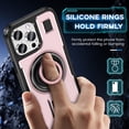 thumbnail image 6 of Allytechgroup Samsung Galaxy S24 FE Case with Ring Holder Stand, Military Grade Shockproof Heat Dissipation Drop Proof Bumper Phone Case for Samsung Galaxy S24 FE, Rosegold, 6 of 8
