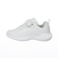 thumbnail image 3 of Tenis Charly Niño Niña Casual Escolar Tipo Piel Blanco Cómodo blanco 18 Charly 101B1E, 3 of 5
