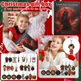 thumbnail image 2 of 2025 Advent Calendar Christmas Countdown, 24 Days Christmas Countdown Calendar Elf dolls Classic Movies, Music, Football, Baseball,Rugby Car Characters Collectibles Ornaments Pendantsfor Fan, 2 of 6