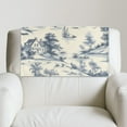 thumbnail image 3 of Xoenoiee Toile De Jouy House Print Leather Sofa Headrest Covers Non Slip Headrest Protector for Recline Chair, Waterproof Head Rest Cover For Recliner Furniture Slipcovers, 1 Pack, 3 of 7