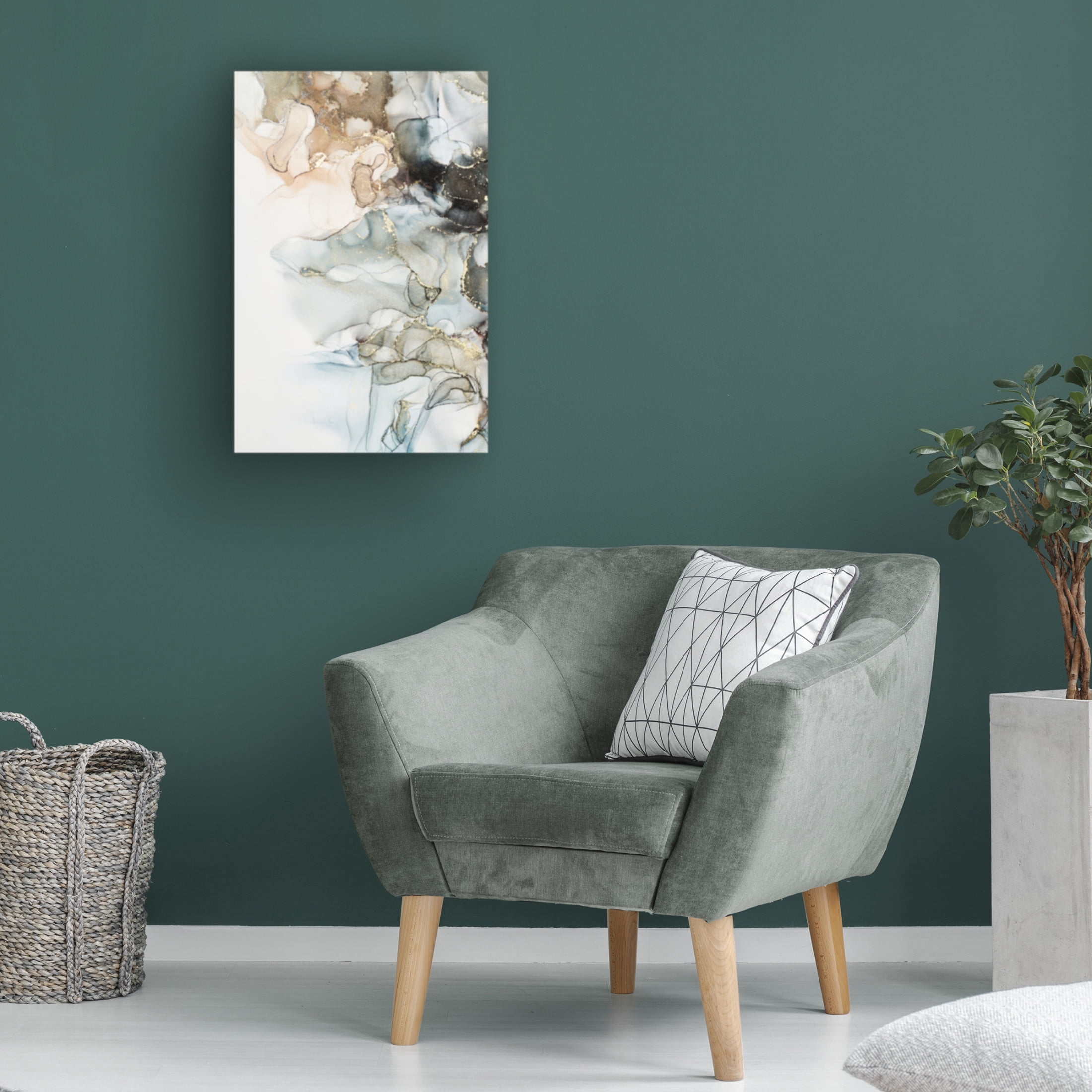 Canvas Wall Art - Incado 'Cosmos II' Wall Art for Living Room, Bedroom, or Office Décor by Trademark Fine Art - 30 x 47 Inches