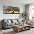thumbnail image 3 of Large Colorful Tree of Life Canvas Wall Art, Abstract Tree Decor Painting Canvas Print for Living Room, Bedroom, Office Decorations, Gifts for Men, 3 of 7