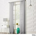 thumbnail image 1 of Silvia Crushed Semi-Sheer Curtain Panel, Crafted From Soft, Lightweight Fabric, 50 Inch By 84 Inch, Gray, 1 of 4