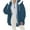 21#Navy, variant on Sherpa Lined Jacket Women Casual Plus Size Fuzzy Fleece Jackets Zip Up Oversized Long Sleeve Warm Winter Coats With Hood Yellow S