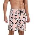 thumbnail image 2 of Fuzoiu French Bulldog1 Print Pajama Shorts for Men, Men's Pajama Bottoms,Mens Lounge Sleepwear,Pajama Pants with Pocket-XX-Large, 2 of 6