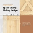 thumbnail image 4 of vidaXL Door NARVIK 27.6"x82.7" Solid Wood Pine, 4 of 10
