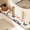 thumbnail image 2 of Yayeee Faucet Mat for Kitchen Sink 14.7" Diatomite Long Splash Guard Pad, Orange Butterflies, 2 of 7