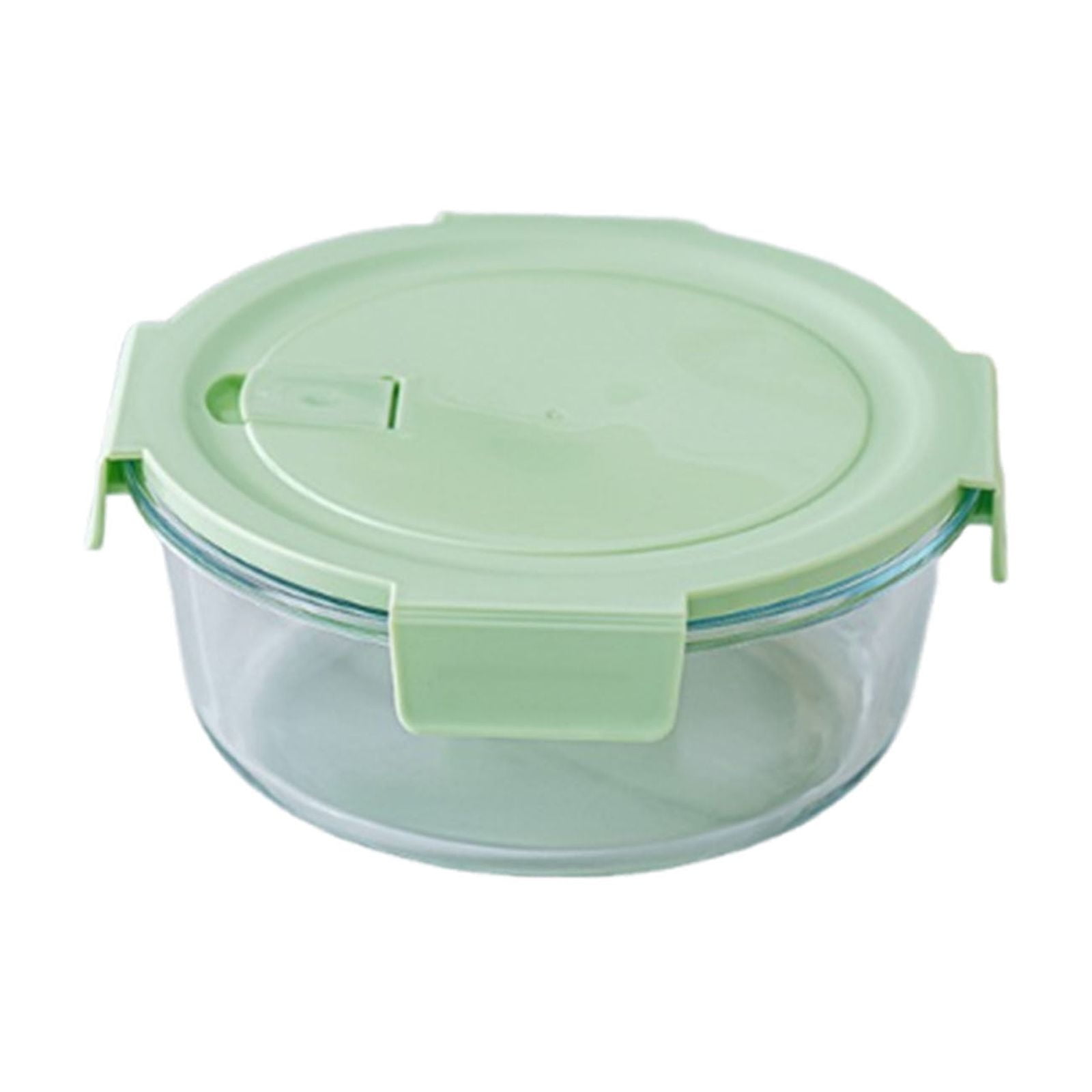 Glass Lunch Box Microwave Safe Container Meal Prep Glass Bento Box Airtight Food Storage Box Reusable Fresh Keeping Container For Kitchen Office Travel Food Storage Use